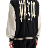 SATIN VARSITY JACKET FOR