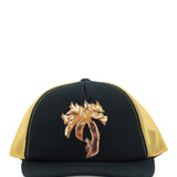 'BURNING PALM TRUCKER HAT