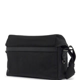 BLACK SHOULDER BAG IN POLYAMIDE WITH SPACIOUS COMPARTMENT