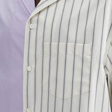 ASYMMETRIC BOWLING SHIRT WITH