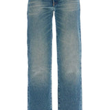 LOW-WAISTED FLARED JEANS