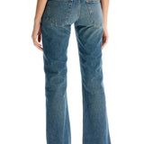 LOW-WAISTED FLARED JEANS