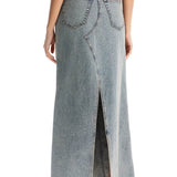 MAXI DENIM SKIRT IN SEVEN