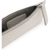 LEATHER ZIPPED CARDHOLDER