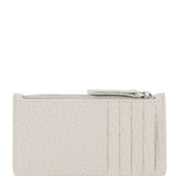 LEATHER ZIPPED CARDHOLDER