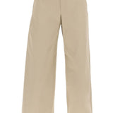 COTTON GABARDINE TROUSERS