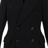 SLIM-FIT WOOL JACKET WITH A FITTED WAIST