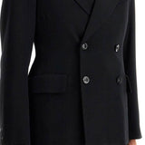 SLIM-FIT WOOL JACKET WITH A FITTED WAIST