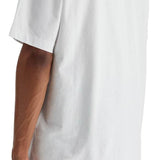 MEN'S WHITE COTTON T-SHIRT WITH LOGO