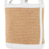 RAFFIA TROPICALIA BUCKET BAG