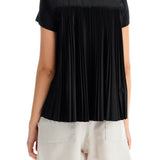 PLEATED BACK T-SHIRT