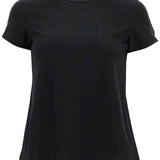 PLEATED BACK T-SHIRT