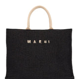 LARGE RAFFIA EFFECT TOTE BAG