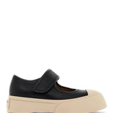 PABLO MARY JANE NAPPA LEATHER SNEAKERS