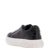 MONOGRAM DETAIL PLATFORM SNEAKERS WITH