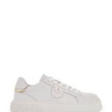 MONOGRAM DETAIL PLATFORM SNEAKERS WITH