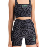 SPORTY ANIMAL PRINT TOP