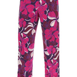 PAJAMA PANTS IN FLORAL SILK