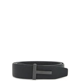 ELEGANT BROWN AND BLACK CALFSKIN BELT MADE IN ITALY