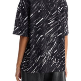 "ABSTRACT PATTERN LOGO T-SHIRT WITH