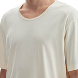 T-SHIRT WITH WIDE ROUND NECK