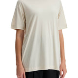 SILK CREWNECK T-SHIRT