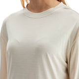 LONG-SLEEVED SILK T-SHIRT FOR