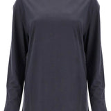 LONG-SLEEVED SILK T-SHIRT FOR