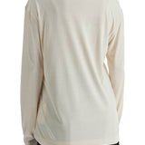 LONG-SLEEVED SILK T-SHIRT FOR