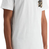 WHITE COTTON T-SHIRT WITH BEAR PRINT