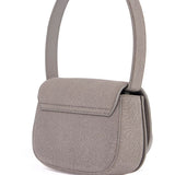 1DR LEATHER SHOULDER BAG WITH DRY FINISH