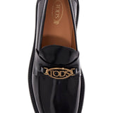 METAL LOGO LOAFERS WITH METAL DETAILING